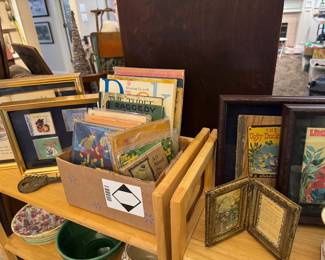 Large collection of antique childrens books