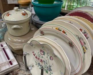 Vintage Antique Serving Platters