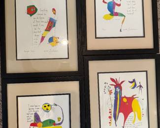 Framed printes by Brain Andreas, signed and numbered