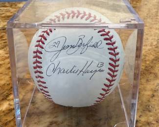 New York Yankees Signed Baseballs/ Jesse Barfield, Patrick Kelly, Charlie Hayes, Oscar Gamble, Jack Jackal. 