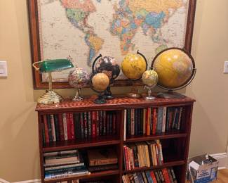 Books, Globes, Magnetic Map, Lamps