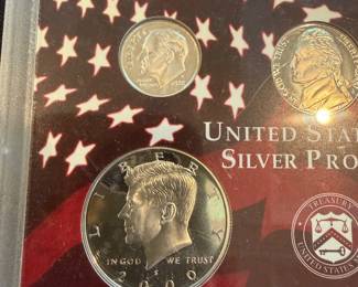 United States Mint Silver Proof Set 2000
