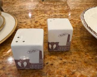 Brooklyn Salt and Pepper Shakers