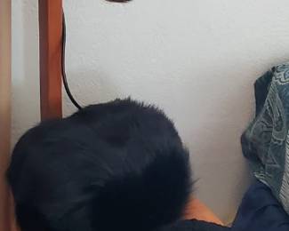 Fur stole and hand muff