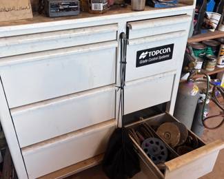 Power Tools In Drawer Cabinet