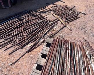 Assorted Metal Rods