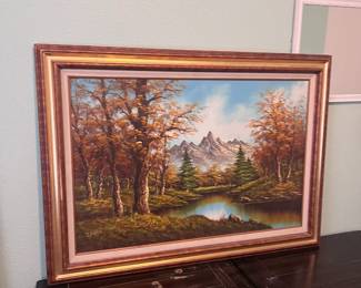 Framed Landscape Artwork