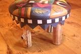 Sticks Furniture footstool.