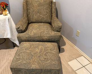 Sherrill Chairs & Ottoman 