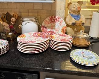 Floral Toile Dinnerware 