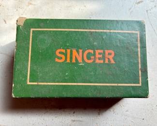 Singer Vintage Box of Sewing Machine Attachments