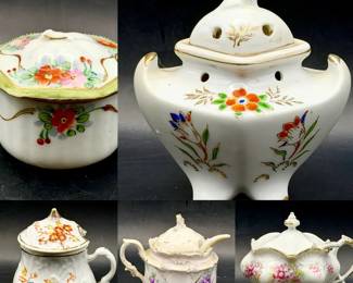 (5) Antique & Vintage Small Serving Items