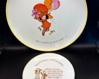 Cute Mopsie & Lasting Memories Plates