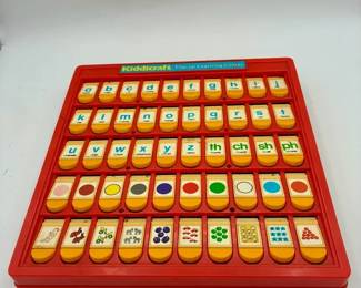 Kiddicraft Flip-Up Learning Center Vintage Toy