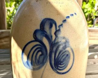 14” Antique #2 TC White Washington Square Worcester Jug