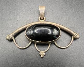 .925 Southwestern Style Sterling Silver Pendant #2