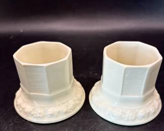 (2) Elegant Bavarian Egg Cups