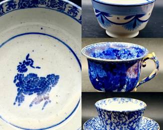 Beautiful Blue & White Dish Lot