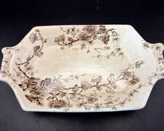 Antique 7.5” Grindley “Spring” Dish