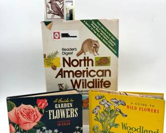 (3) Beautiful Vintage Nature Books w/ Vivid Colors