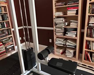 Commercial-Style Lat Pulldown and Low Row Weight Machine