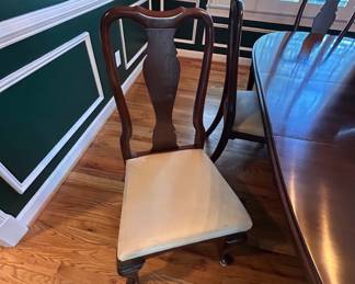 Chairs had been protected in plastic