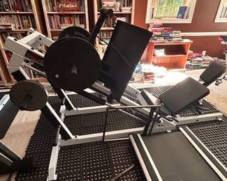 Commercial-Grade Plate-Loaded Leg Press Machine