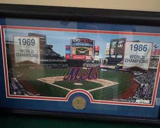 A whole section of Mets collectibles and books