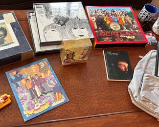 The beginning of what is quickly becoming an extensive Beatles memorabilia collection