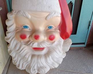Empire Santa Head Blow Mold