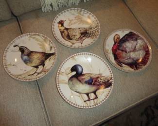 Biltmore Autumn Bird Plate Set