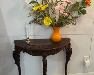 Wooden hall table 