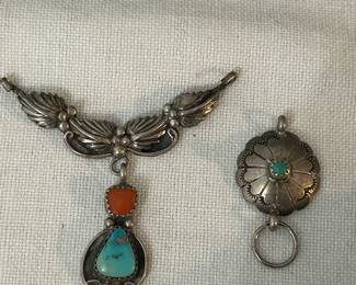 Sterling silver embezzled jewelry 