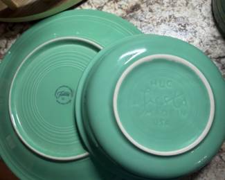 Fiesta ware dishes 
