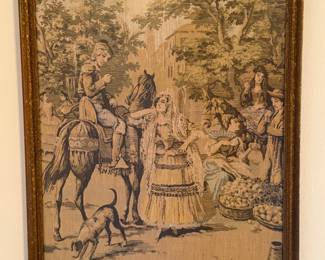 Vintage framed art