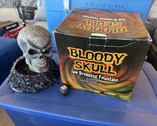 Set of 4 large boxes of Halloween decorations