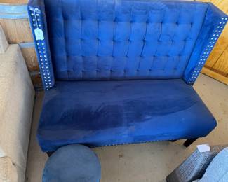 Large Blue Sofa