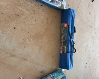 4 Cots and a Pop Up Tent