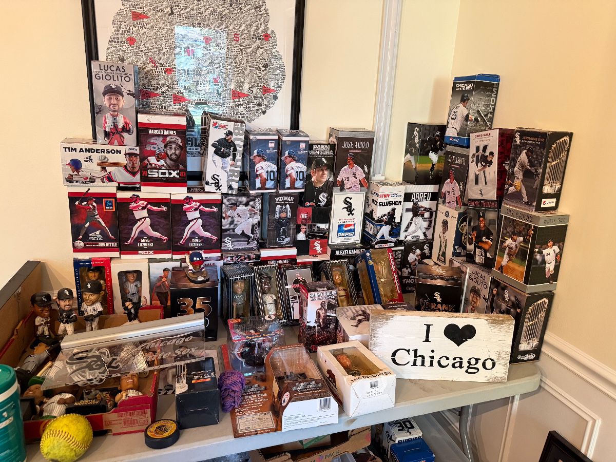 White Sox Bobble Heads, over 50. 