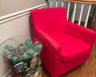 aquarium glass end table ikea chair