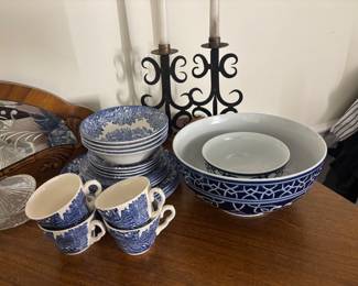 Transfer ware dishes  