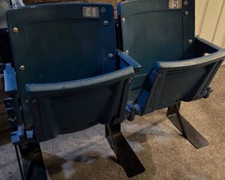genuine comiskey park double chairs, two sets available
