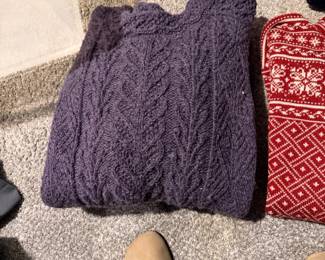 Hand made wool sweaters