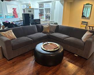 Room and board sectional ottoman coffee table 