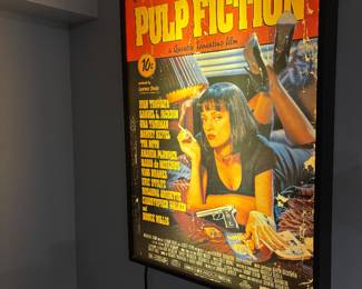 27x40 official movie poster in light up theatre frame. This has a heavy duty commercial cord. 