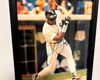 Frank Thomas autograph pic 