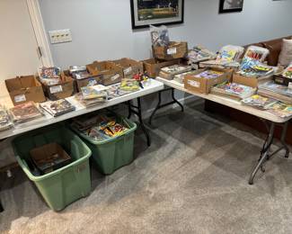comic books-Huge collection, lots of copper keys including amazing spiderman keys and daredevil.  Elektra keys, early venom keysl, amazing spiderman 298 and 300. Other comics include Jim Henson's labryinth series, doctor who magazines, hulk and iron man.... and much more. 