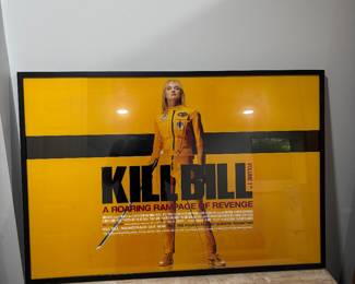 1 of many movie posters framed, some are original theater posters