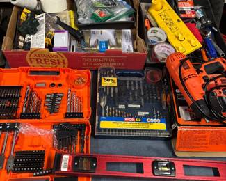 Some tools and hardware, just getting in garage will add more pics tomorrow 