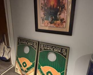 whitesox world series cornhole game